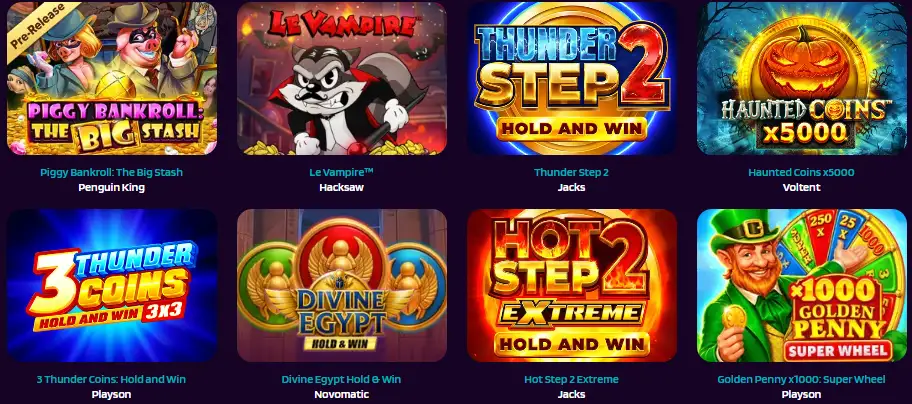 rollingo casino popular games